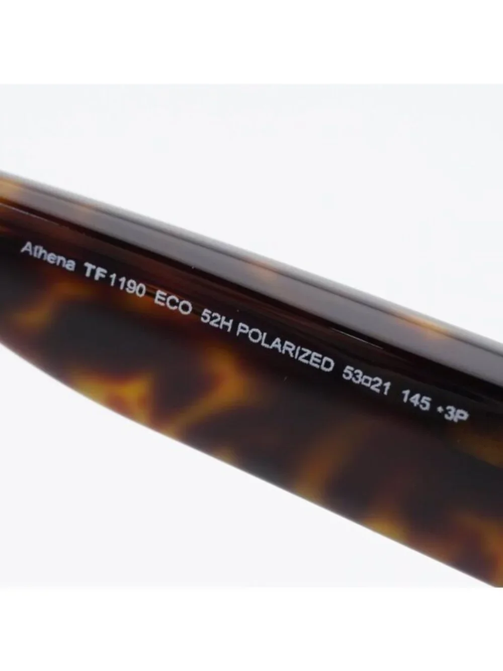 Tom Ford Athena FT1190 52H Sunglasses Havana Cat Eye Frame, Polarized Lenses